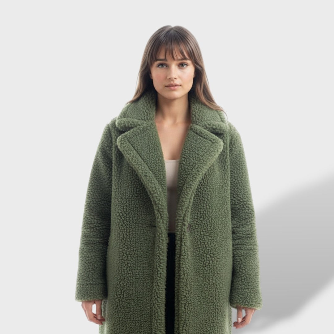 Manteau Teddy Long Femme | Chaud et Élégant