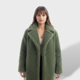 Manteau Teddy Long Femme | Chaud et Élégant