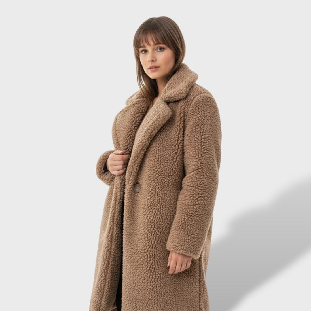 Manteau Teddy Long Femme | Chaud et Élégant