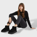 Bottes de Neige Femme Semelle Épaisse