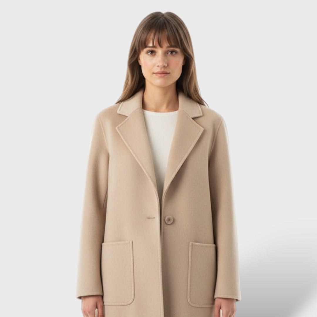Manteau en Laine Style Coréen Femme