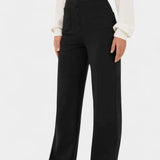 Pantalons Droits Taille Haute et Élastiques Nova