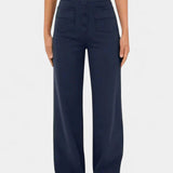 Pantalons Droits Taille Haute et Élastiques Nova