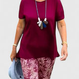 Ensemble Élégant Candelaria en Deux Pièces avec Coupe Structurée