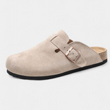 Aubree Sabots Unisex en Daim avec Boucle Ajustable