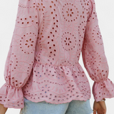 Kayden | Top Bohémien en Dentelle avec Coupe Fluide