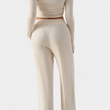 Ensemble Celaena de 2 Pièces avec Décolleté Rond