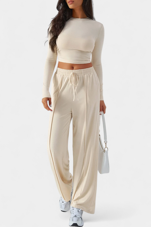 Ensemble Celaena de 2 Pièces avec Décolleté Rond