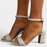 Sandales de Mariée Chelsea avec Lanières Filigranes