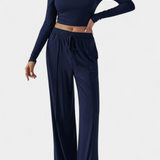 Ensemble Celaena de 2 Pièces avec Décolleté Rond