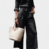 Ensemble Sabina Rose de Chemise Ample et Pantalons Capri