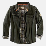 Tiago | Veste Bombardier Cirée avec Doublure en Flanelle Chaleureuse