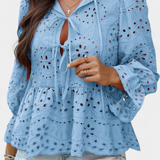 Kayden | Top Bohémien en Dentelle avec Coupe Fluide