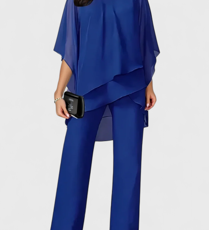 Kitty Ensemble de Deux Pièces avec Épaules Dégagées et Silhouette Fluide