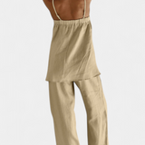 Lía Ensemble d'Été avec Top Ample et Pantalon Fluide