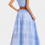 Danitza Ensemble Romantique en Dentelle Florale Découpée