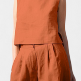 Ensemble Vintage Sans Manches Yvanne