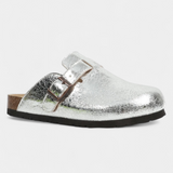 Aubree Sabots Unisex en Daim avec Boucle Ajustable