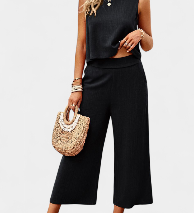 Ensemble Boho Lavinia en Lin et Coton