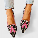 Mocassins Fermina Élégants avec Bout Aiguisé et Design Bicolore