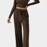 Ensemble Celaena de 2 Pièces avec Décolleté Rond