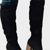 Calliope Bottes à Talon Épais jusqu'au Genou