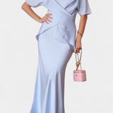 Veleda Ensemble de Top à Bretelles Croisées et Jupe Fluide