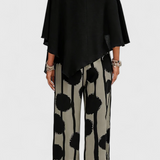 Ensemble Asymétrique Aleida avec Top et Pantalon Imprimé