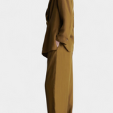 Ensemble Blazer à Revers et Pantalons Assortis Sue