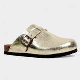 Aubree Sabots Unisex en Daim avec Boucle Ajustable