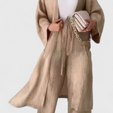 Ensemble Décontracté Caspian en Deux Pièces avec Kimono Long