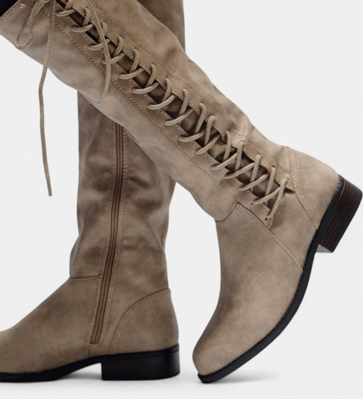 Bottes Hautes Minvera avec Semelle Rembourrée