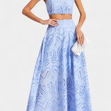 Danitza Ensemble Romantique en Dentelle Florale Découpée