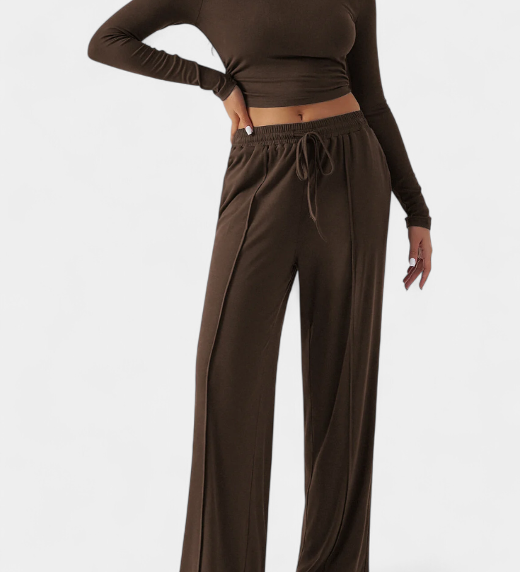 Ensemble Celaena de 2 Pièces avec Décolleté Rond