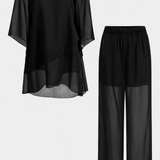 Kitty Ensemble de Deux Pièces avec Épaules Dégagées et Silhouette Fluide