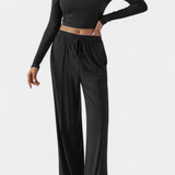 Ensemble Celaena de 2 Pièces avec Décolleté Rond