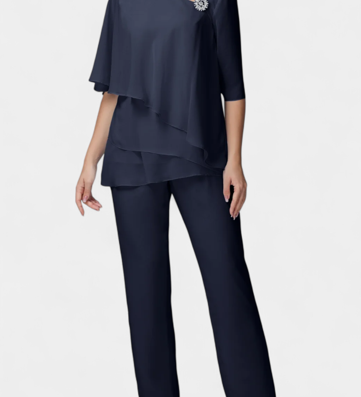 Ramona Ensemble de Deux Pièces avec Silhouette Féminine sans Effort