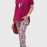 Ensemble Élégant Candelaria en Deux Pièces avec Coupe Structurée