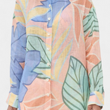 Lumina Ensemble Tropical avec Chemise Ample et Shorts Taille Haute