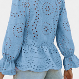 Kayden | Top Bohémien en Dentelle avec Coupe Fluide