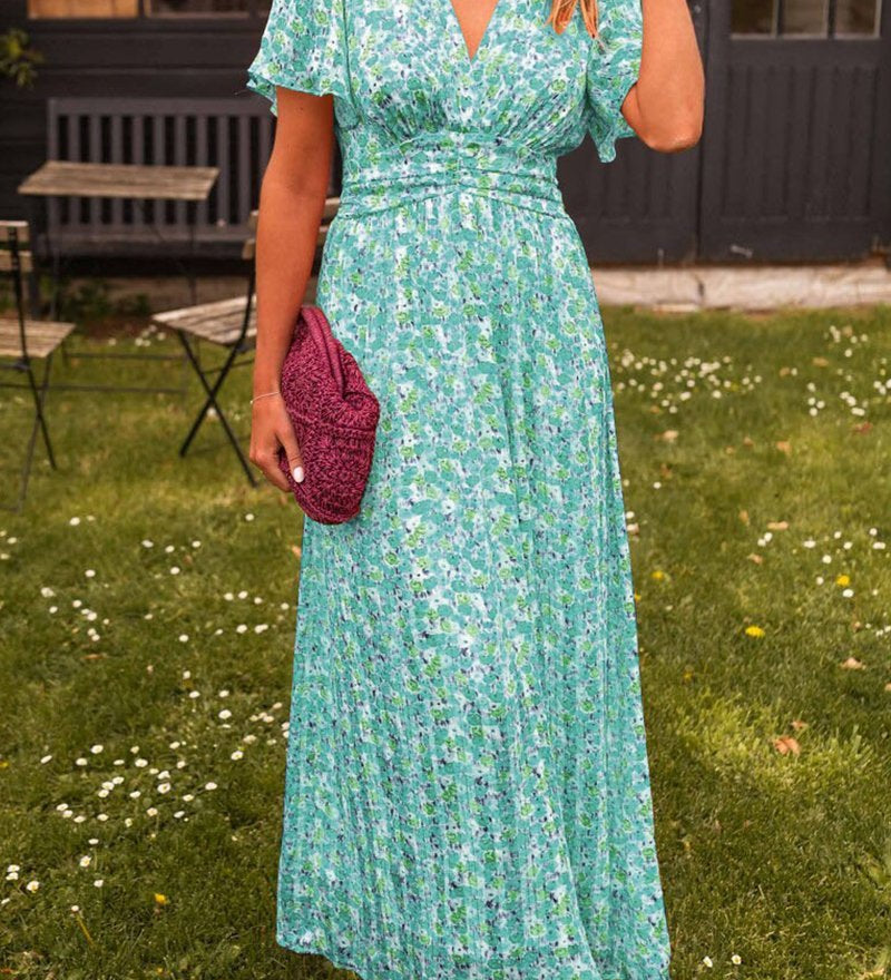 Pauline - Robe longue florale