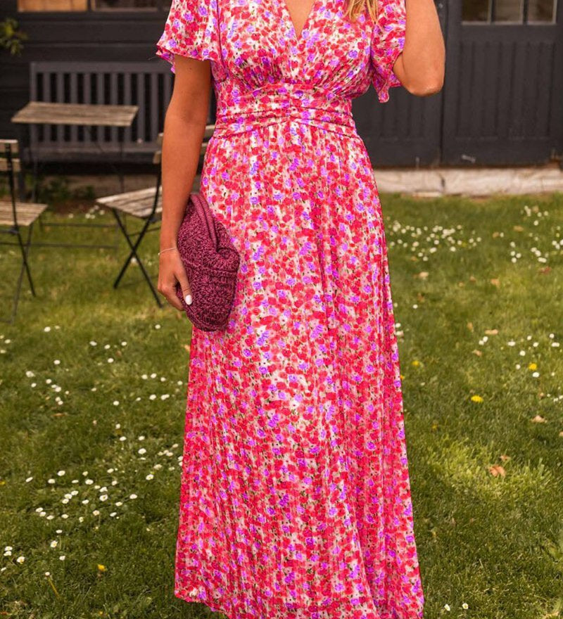 Pauline - Robe longue florale