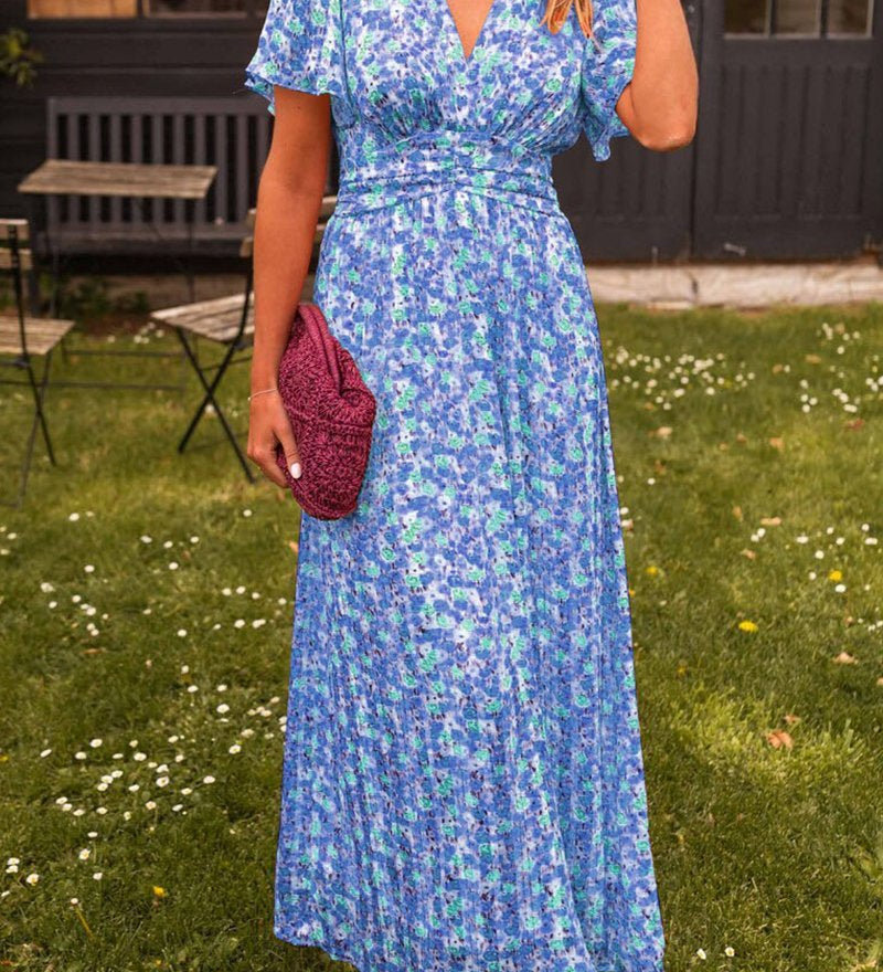 Pauline - Robe longue florale