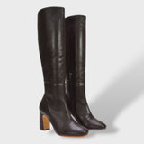 Bottes Hautes Femme Talon Large Élégantes