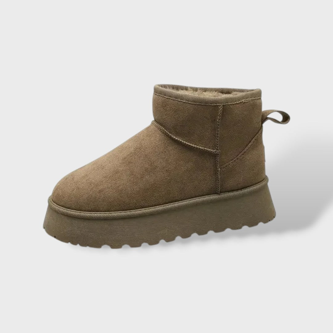 Bottes de Neige Femme Semelle Épaisse