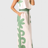 Ensemble Serafina Sans Manches Floral Boho