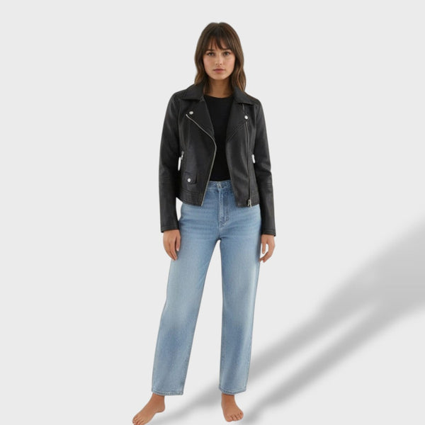 Isabel| Veste en cuir femme