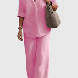 Ensemble Skye en Lin et Coton à Silhouette Décontractée