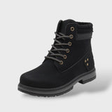 Bottines de Neige Femme avec Semelle Épaisse et Doublure Chaude