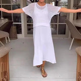 Alma - Robe élégante 2 pièces + top perforé